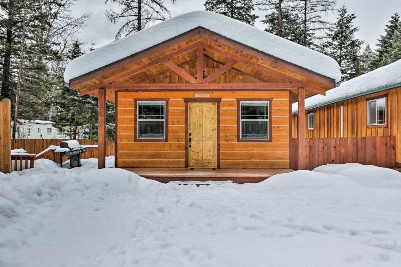 Hungry Horse Cabin Deck, Fire Pit, Near Glacier! Exterior foto